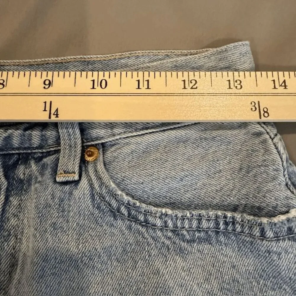 Pistola Gigi Shorts Distressed Denim Shorts Jean Revolve Medium‎ Wash Size 24